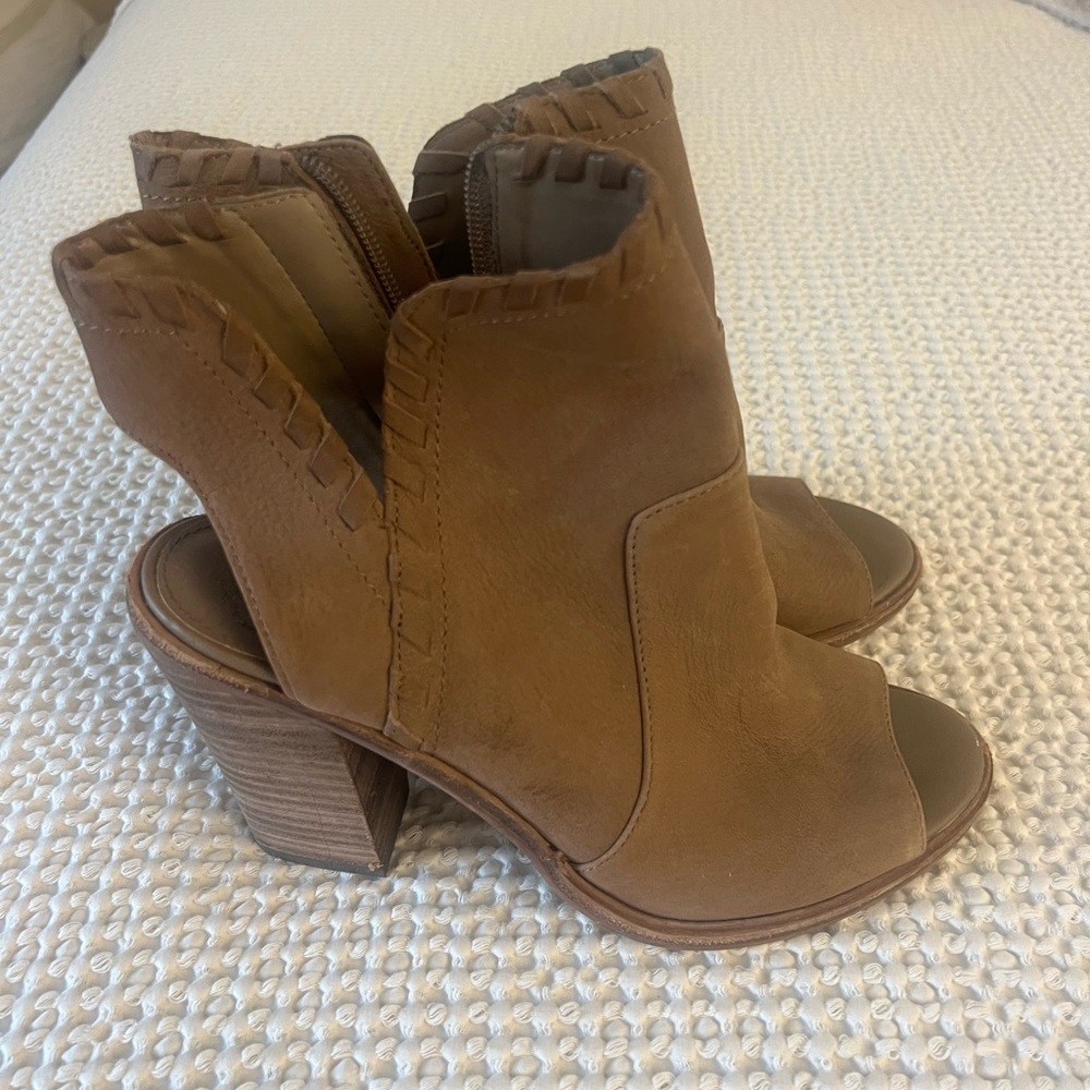 Vince Camino booties open toe size 8